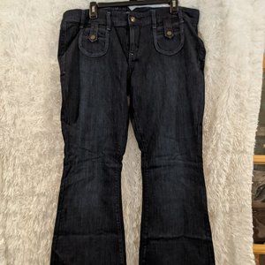 Low Rise Flare Jeans